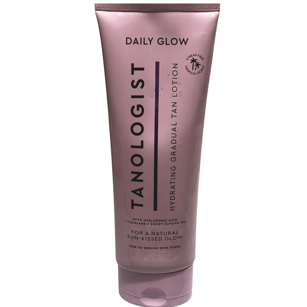 Tanologist Daily Glow Hydrating Gradual Tan Lotion Fair Medium 8.45oz Hyaluronic